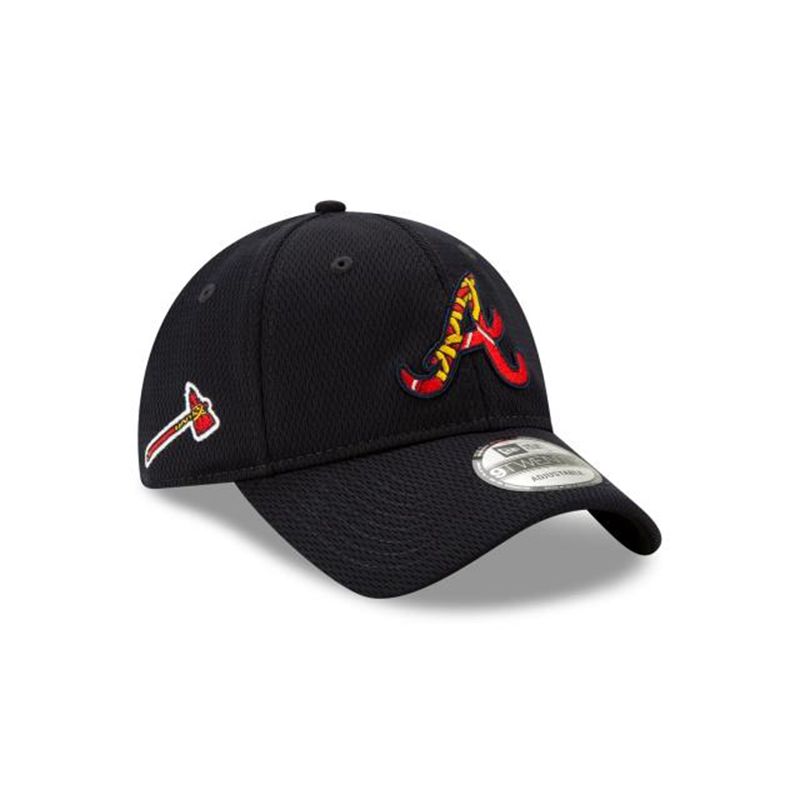 MLB Atlanta Braves Batting Practice 9Twenty Adjustable (NMR3990) - Blue New Era Caps